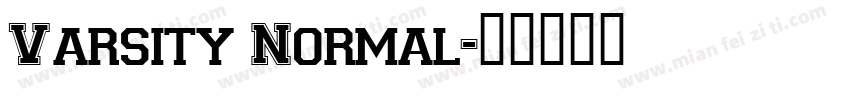 Varsity Normal字体转换
